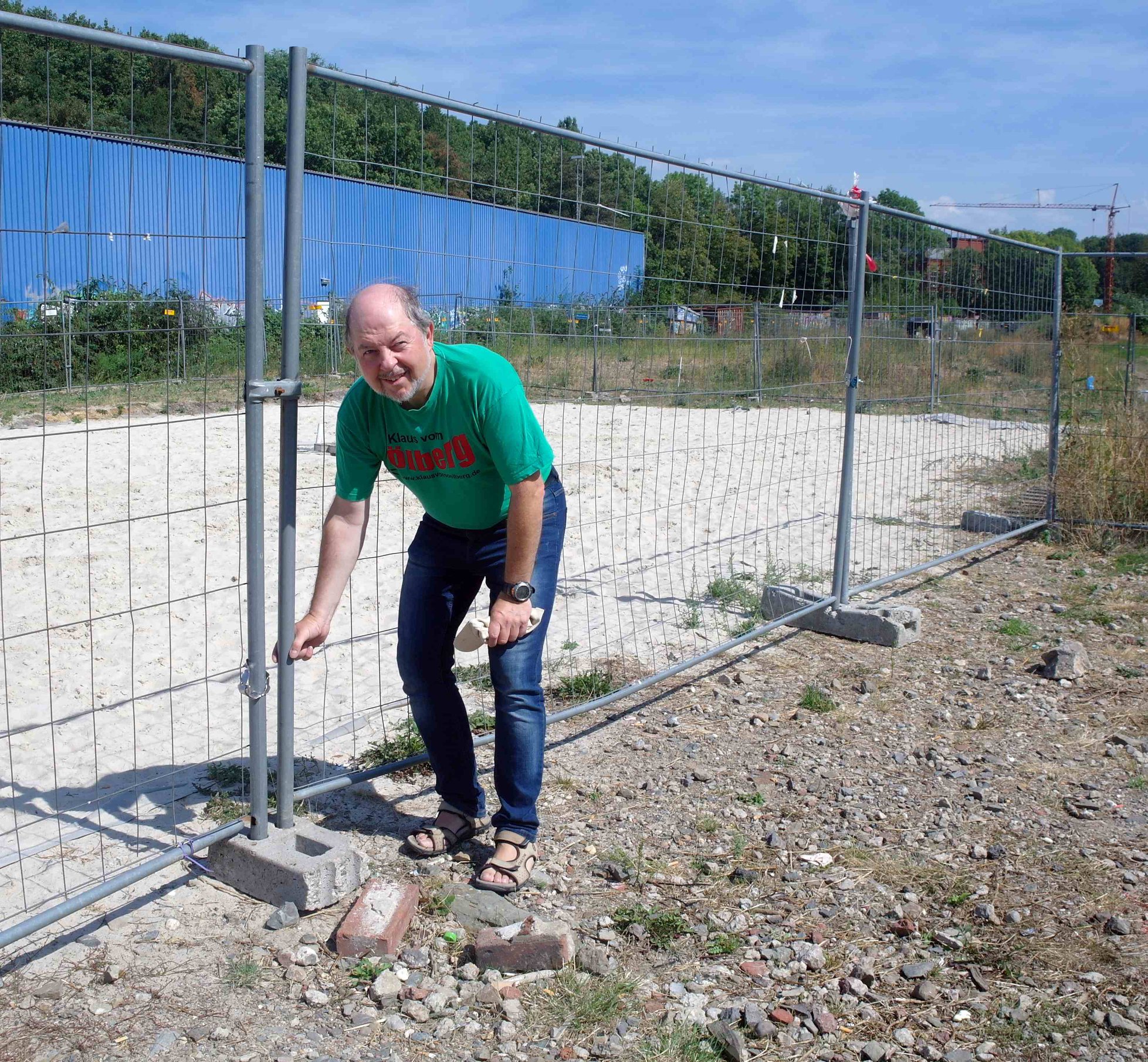 Klaus Utopiastadt Zaun